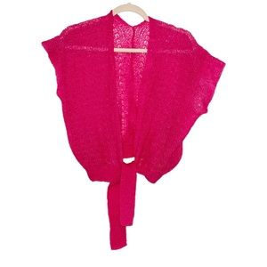Girl Core Pink Wrap Knit Top